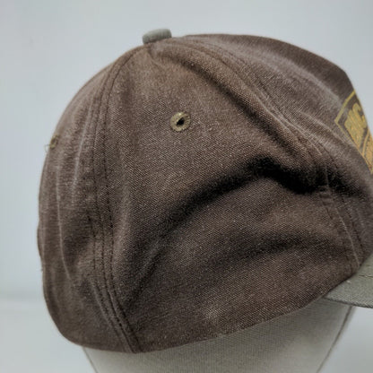BMC West Building Materials Snapback Hat Brown OSFA Adjustable