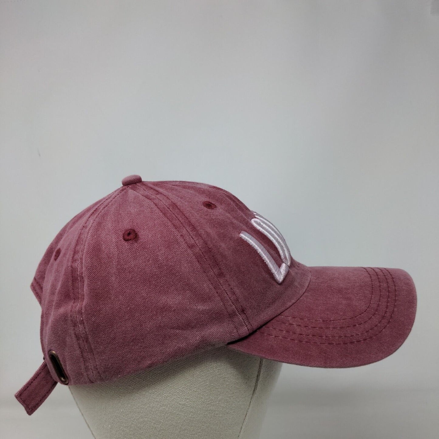 Love Slideback Hat Red One Size Embroidered Adjustable Vent Holes