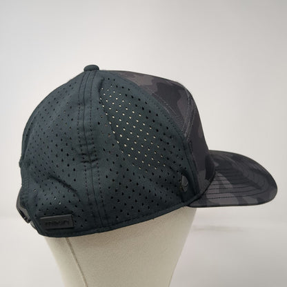 Melin Trucker Hat Black Camo 58cm JM Thomas Forest Products Pine Tree Logo