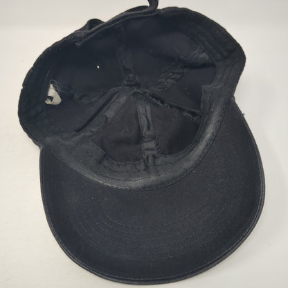 Starbucks Spell Out Strapback Hat Black One Size Adjustable Embroidered