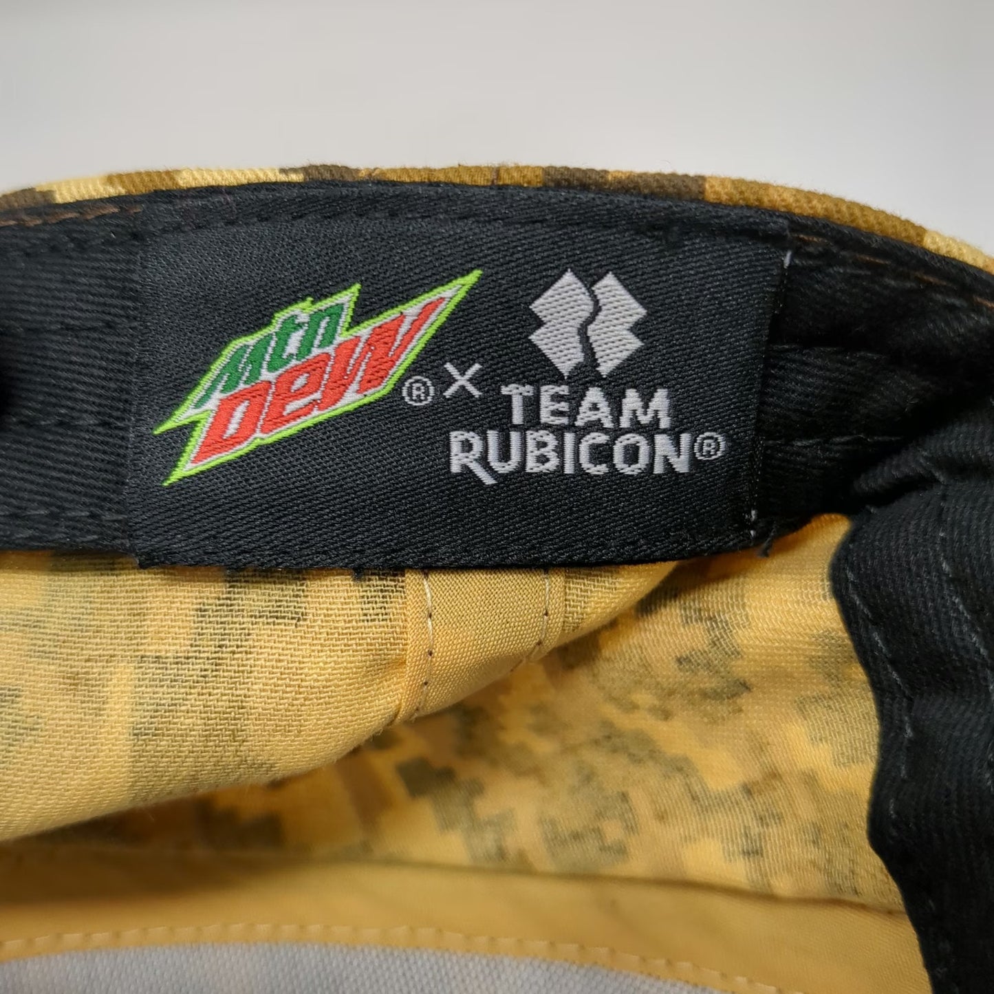 Acme Hat Co Mtn Dew Team Rubicon Camo Baseball Cap One Size Slideback Cotton Hat