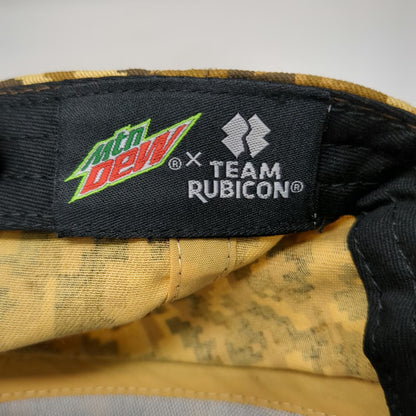 Acme Hat Co Mtn Dew Team Rubicon Camo Baseball Cap One Size Slideback Cotton Hat