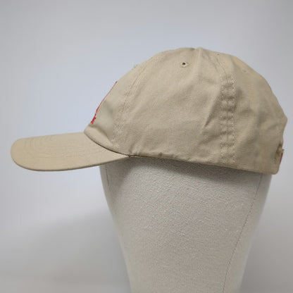 Hornady Baseball Cap Beige One Size Embroidered Logo Slideback Ammo Gun Hat