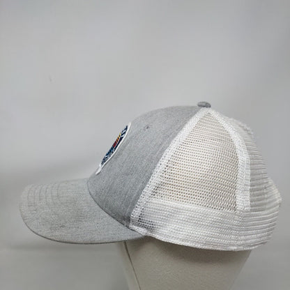 Jetset Surf Shop Marco Island Snapback Trucker Hat Gray One Size Mesh Back
