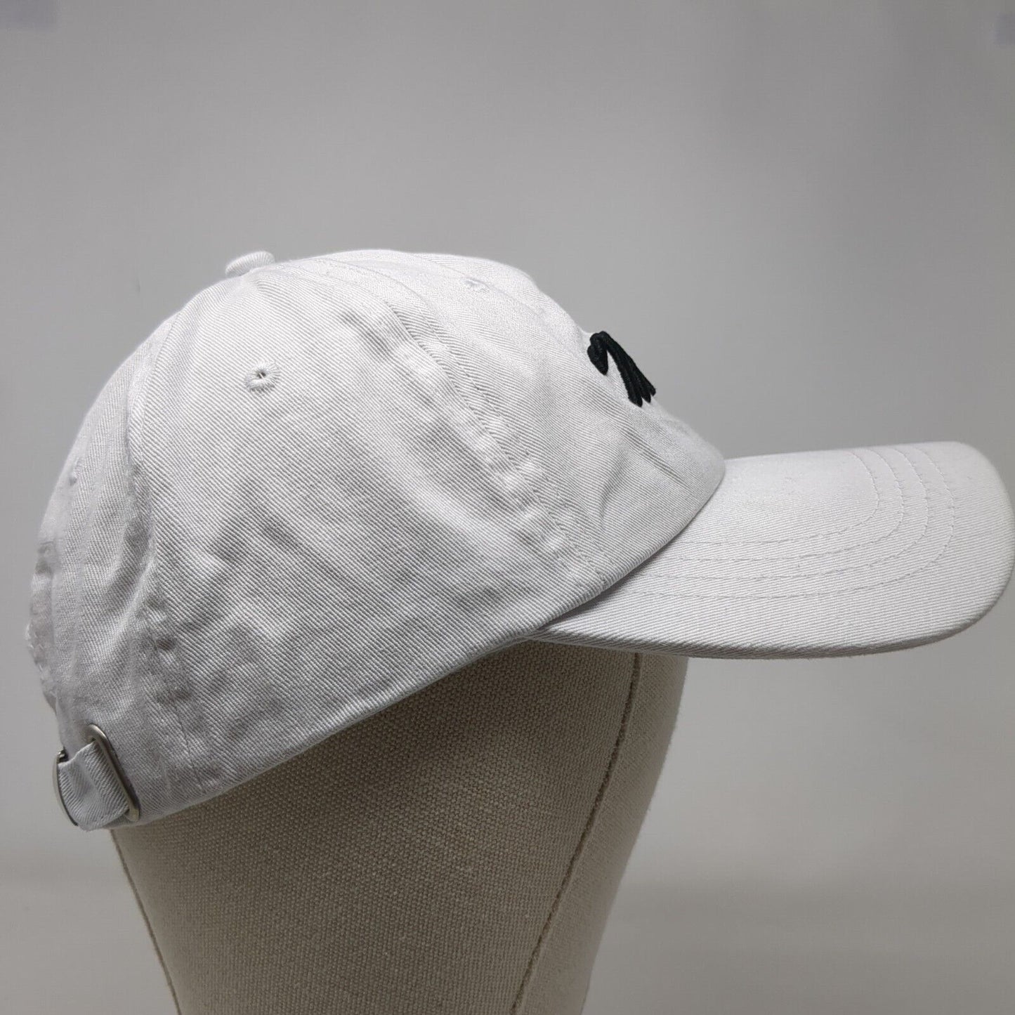 Mrs. Slideback Hat White One Size Solid Adjustable Embroidered 6 Panel
