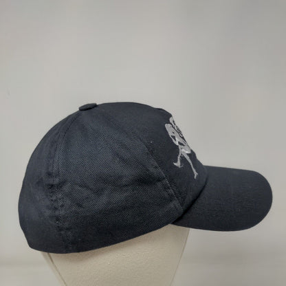 Pretty Girlz Grind Snapback Hat Black OS Adjustable Embroidered Vented Holes