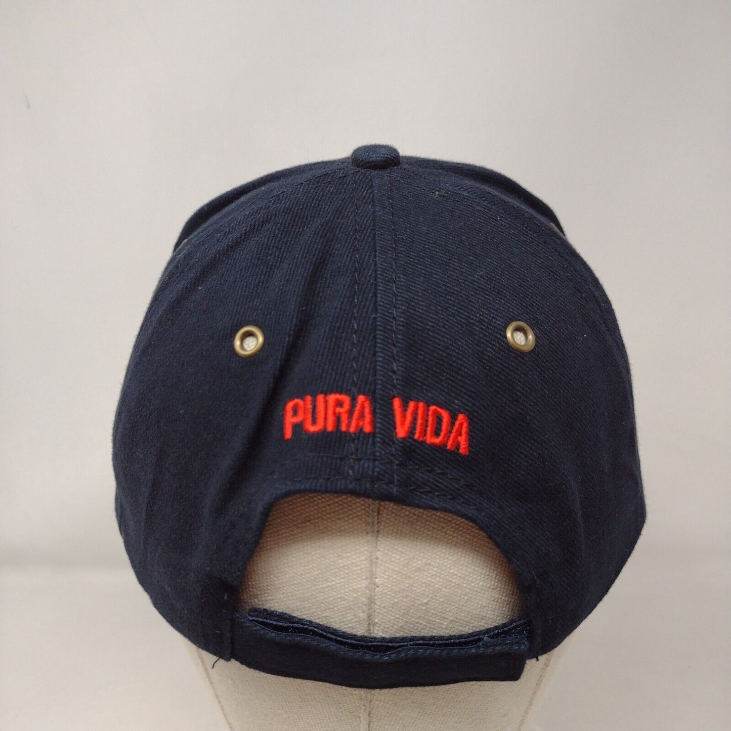 Best Original Costa Rica Genuine Feeling Strapback Hat Blue One Size Pura Vida
