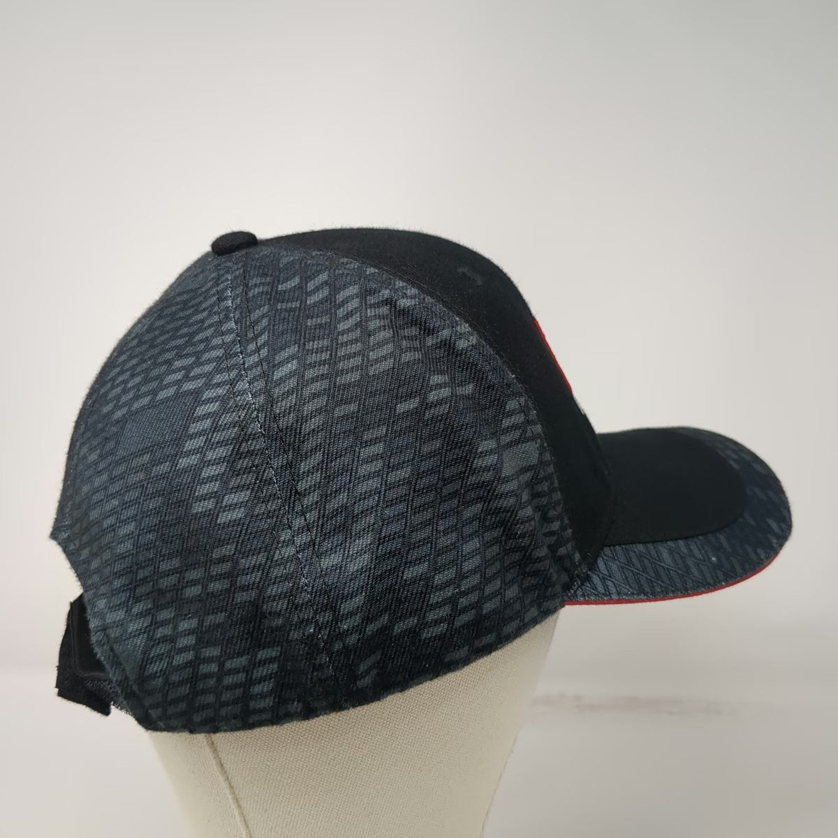 Minelab Baseball Cap Black One Size Patterned Brim Embroidered Adjustable Hat