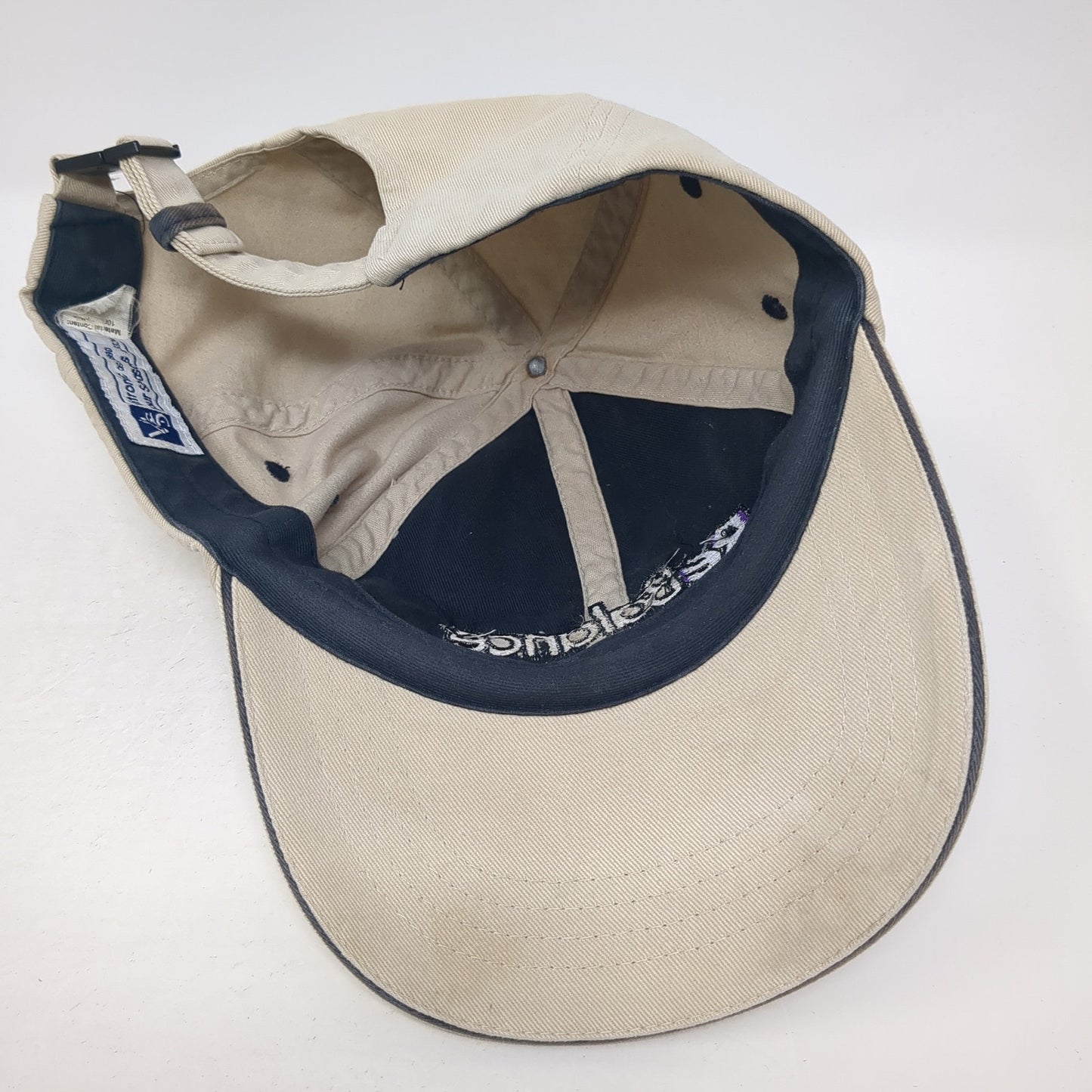 ReBalance Baseball Cap Beige One Size Adjustable Embroidered Vitronic 4 Seasons