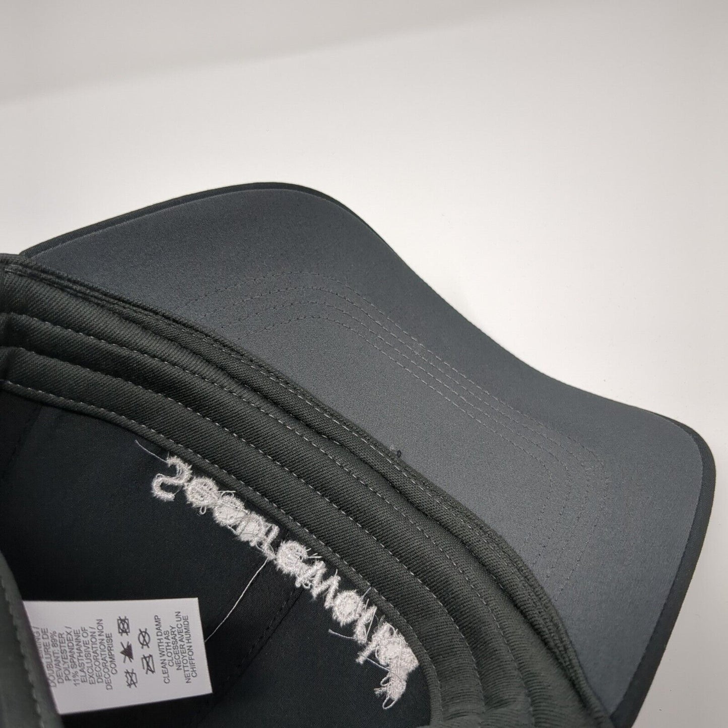 Secureworks Strapback Hat Black M/L Embroidered Swoosh Logo Dri-Fit Nike