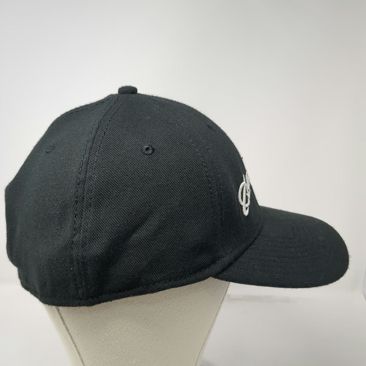 New Era Baseball Cap Black M/L Boeing Logo Stretch Fit Embroidered Hat
