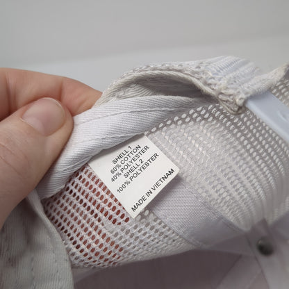 Bishop Cattle Company Snapback Mesh Back Trucker Hat Red One Size