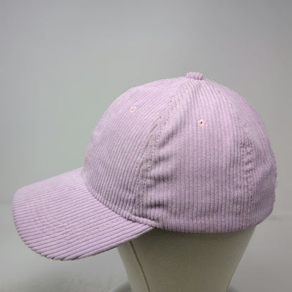 Westend Baseball Cap Pink One Size Corduroy Blank Adjustable Buckle Strap Hat