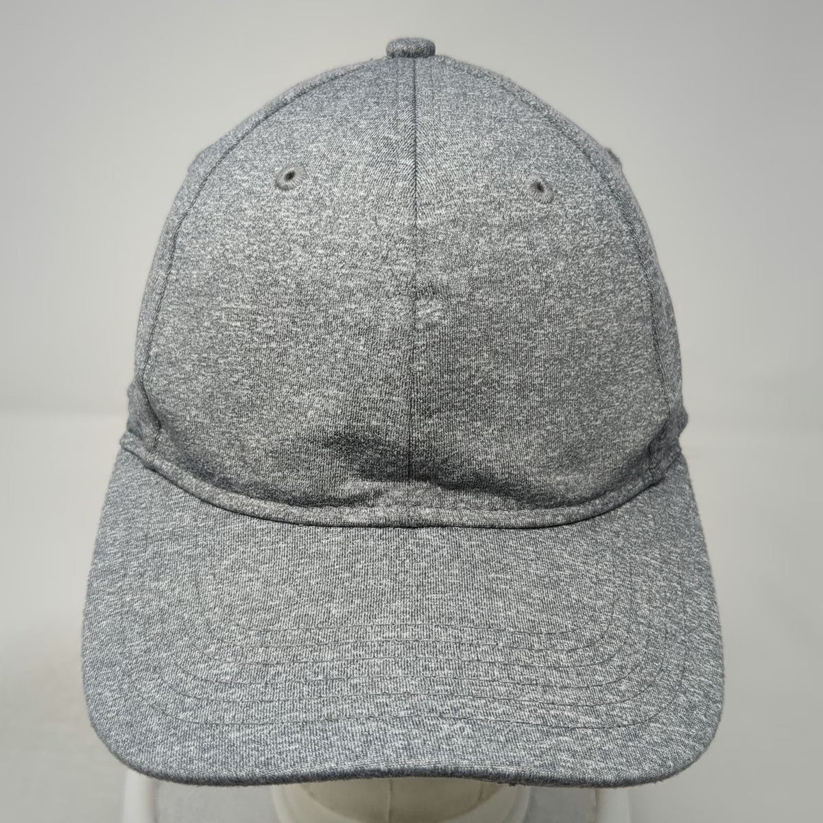 Baseball Cap Gray One Size Blank Jersey Sport Strapback Stretch Performance Hat