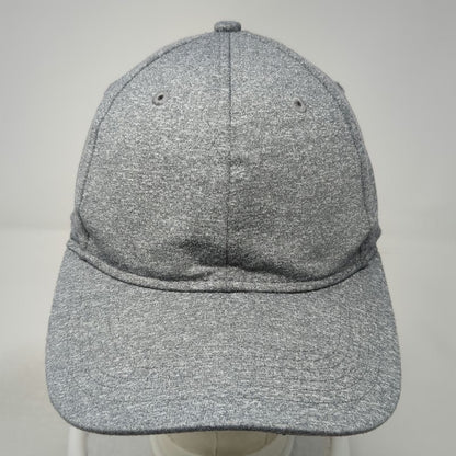 Baseball Cap Gray One Size Blank Jersey Sport Strapback Stretch Performance Hat