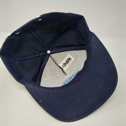 Albertsons Snapback Hat Blue One Size Adjustable Embroidered Logo Cintas