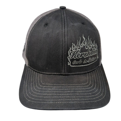 Kershaw Carb & Gutter Snapback Trucker Hat Gray OS Adjustable Mesh Richardson