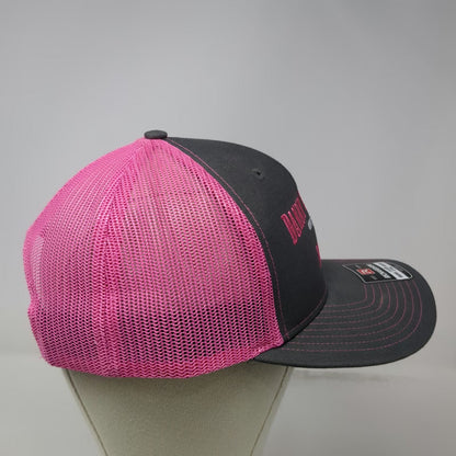Richardson Trucker Hat Gray Pink One Size Danny Thomason Arena Mesh Snapback