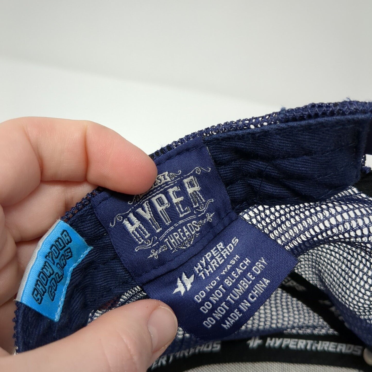 Hyperthreads Snapback Trucker Hat Camo One Size Mesh Back Patch Outdoor