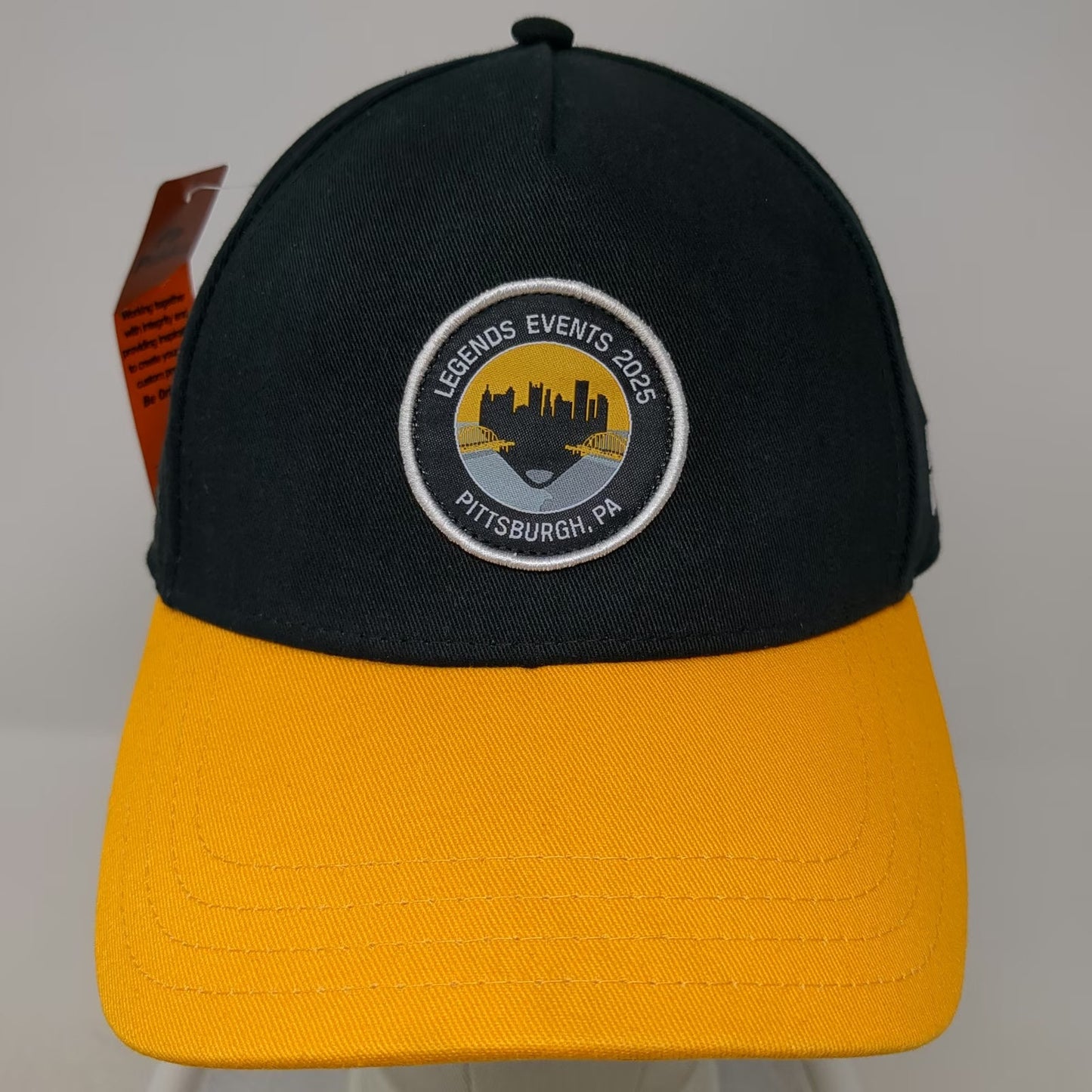 Pukka 5 Panel Black Yellow Hat One Size Pittsburgh Skyline Legends Events 2025