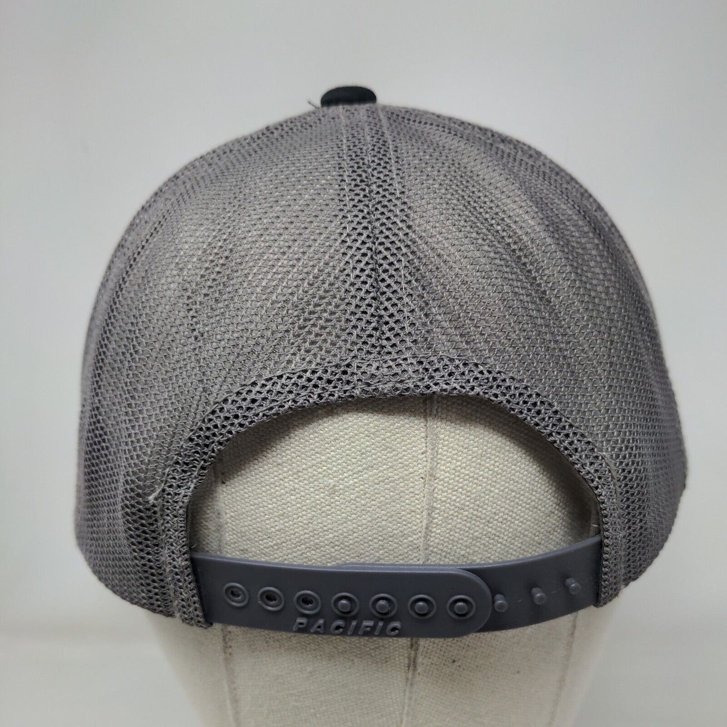 Barton Family Estate Snapback Trucker Hat Black OS Mesh Back Pacific Headwear