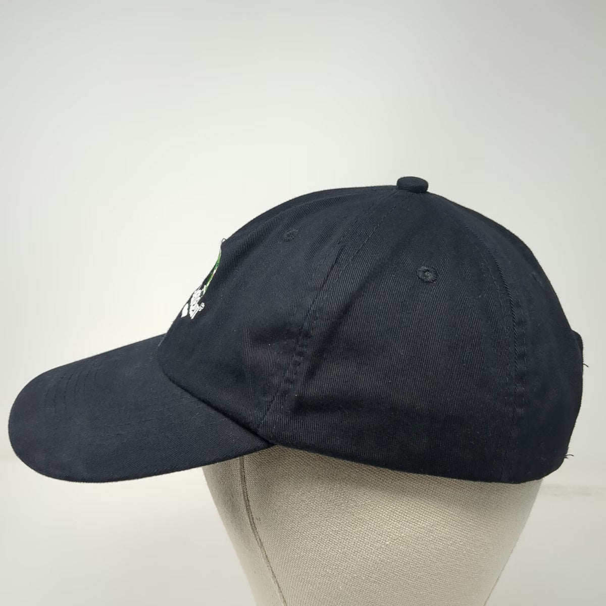 Heineken Beer Can Logo Baseball Cap Black One Size Strapback Curved Brim Hat