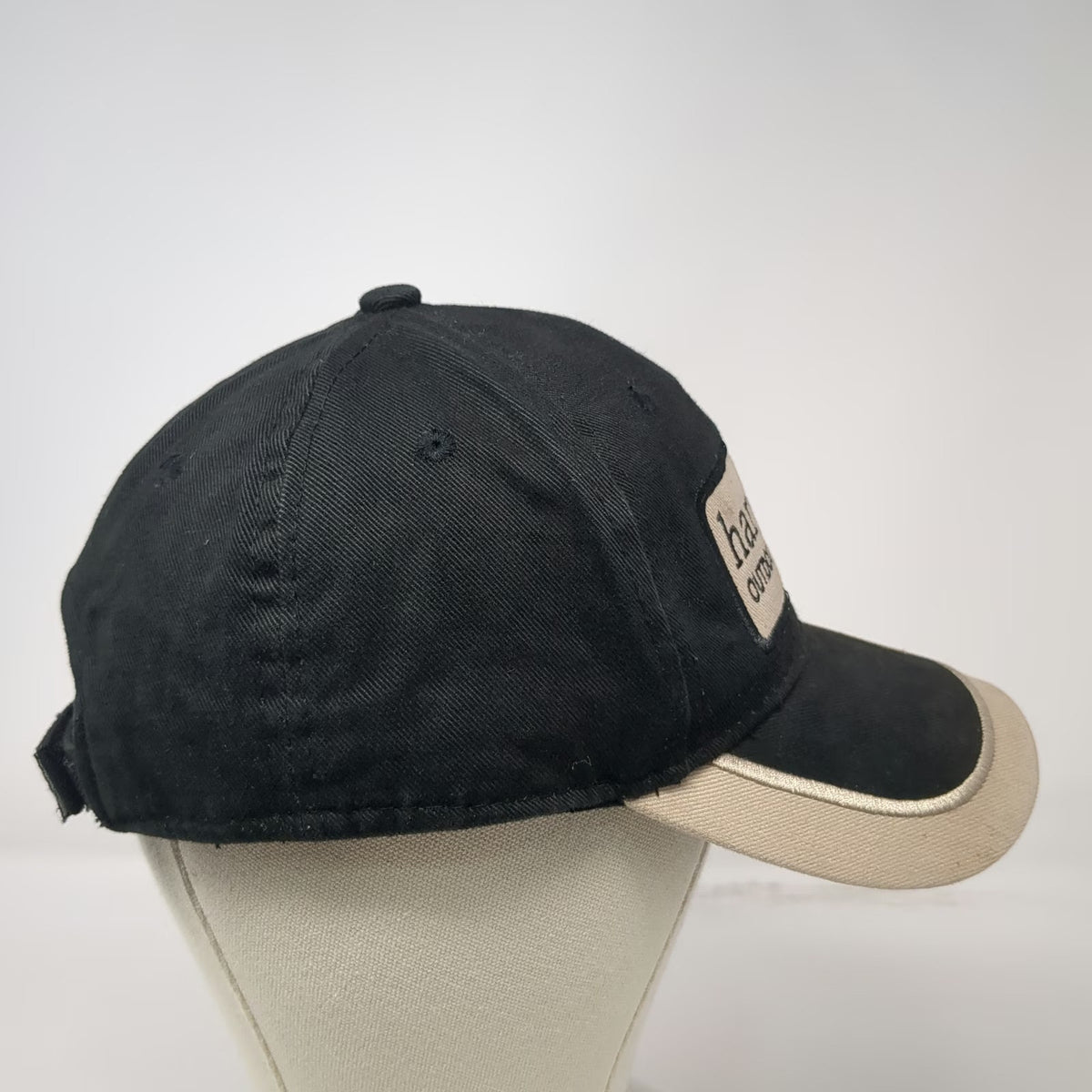 Harmony Outdoor Brands Baseball Cap Black Beige One Size Turfgrass Strapback Hat