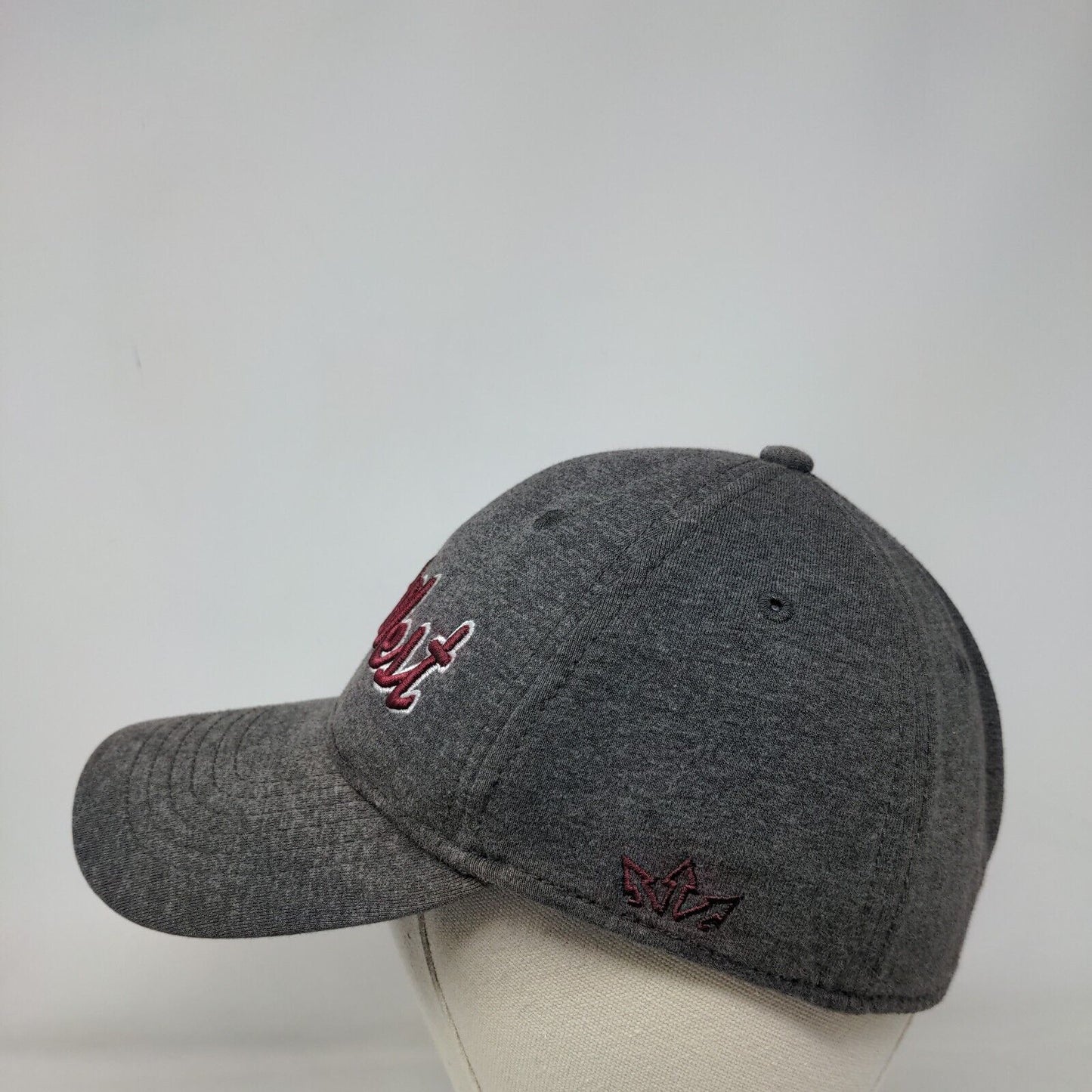 Key West Fitted Hat Gray One Size Adjustable Embroidered 6 Panel Essential Caps