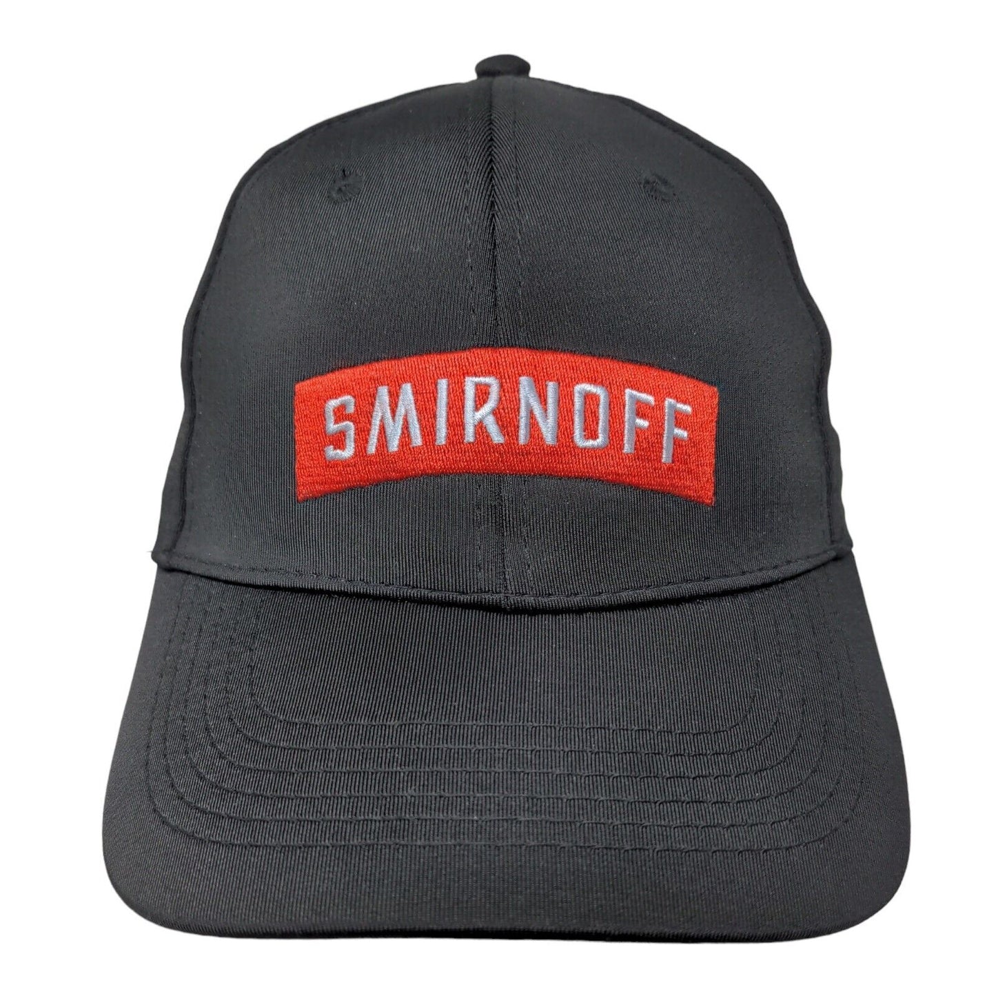 Smirnoff Men's Slideback Hat Black Adjustable Embroidered Logo #21