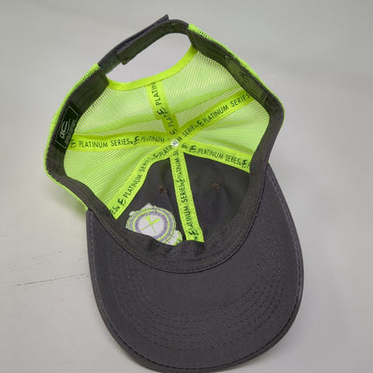 Salmon River Idaho Strapback Trucker Hat Multicolor One Size Mesh Back