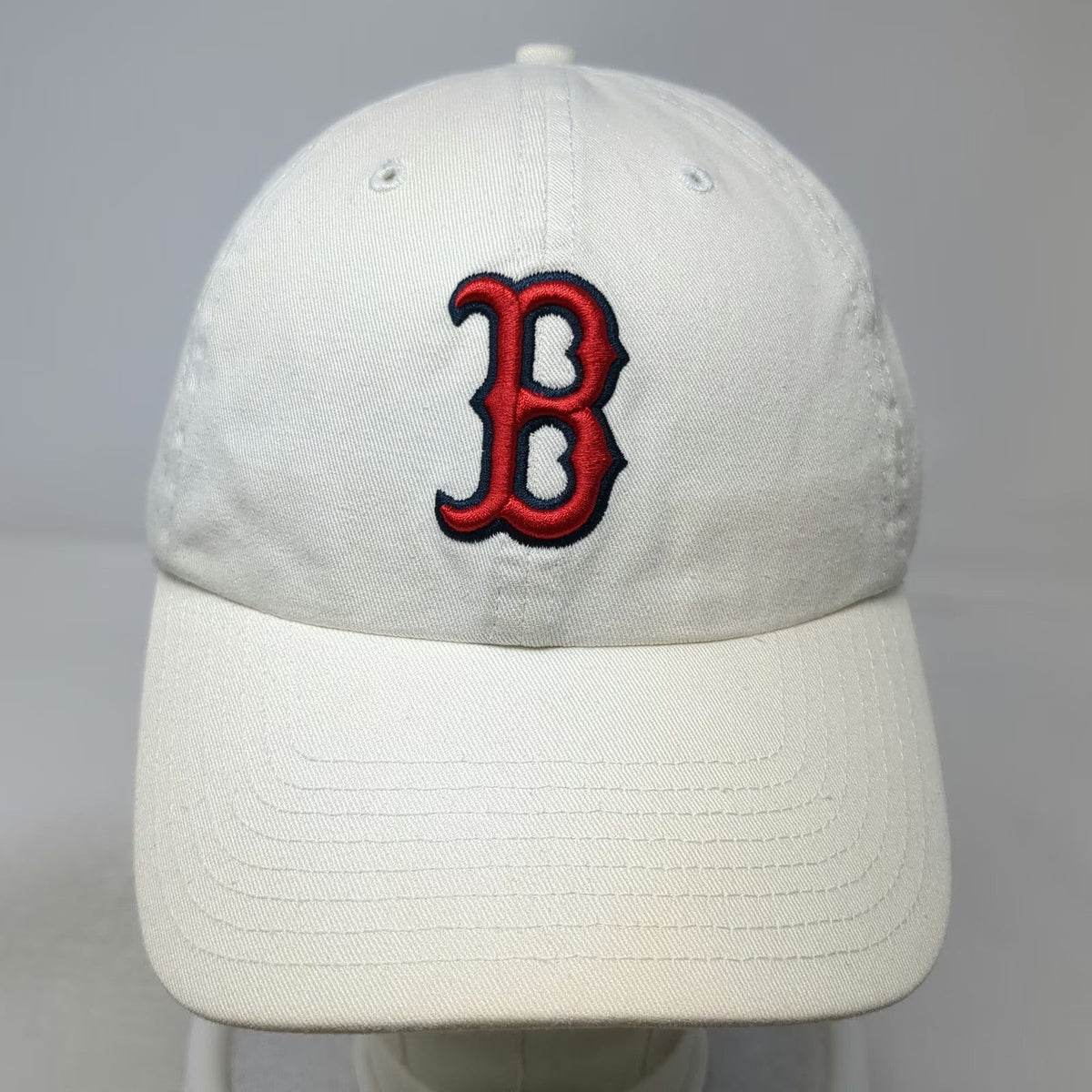 47 MLB Boston Red Sox Baseball Cap White One Size Slideback Fenway Collection