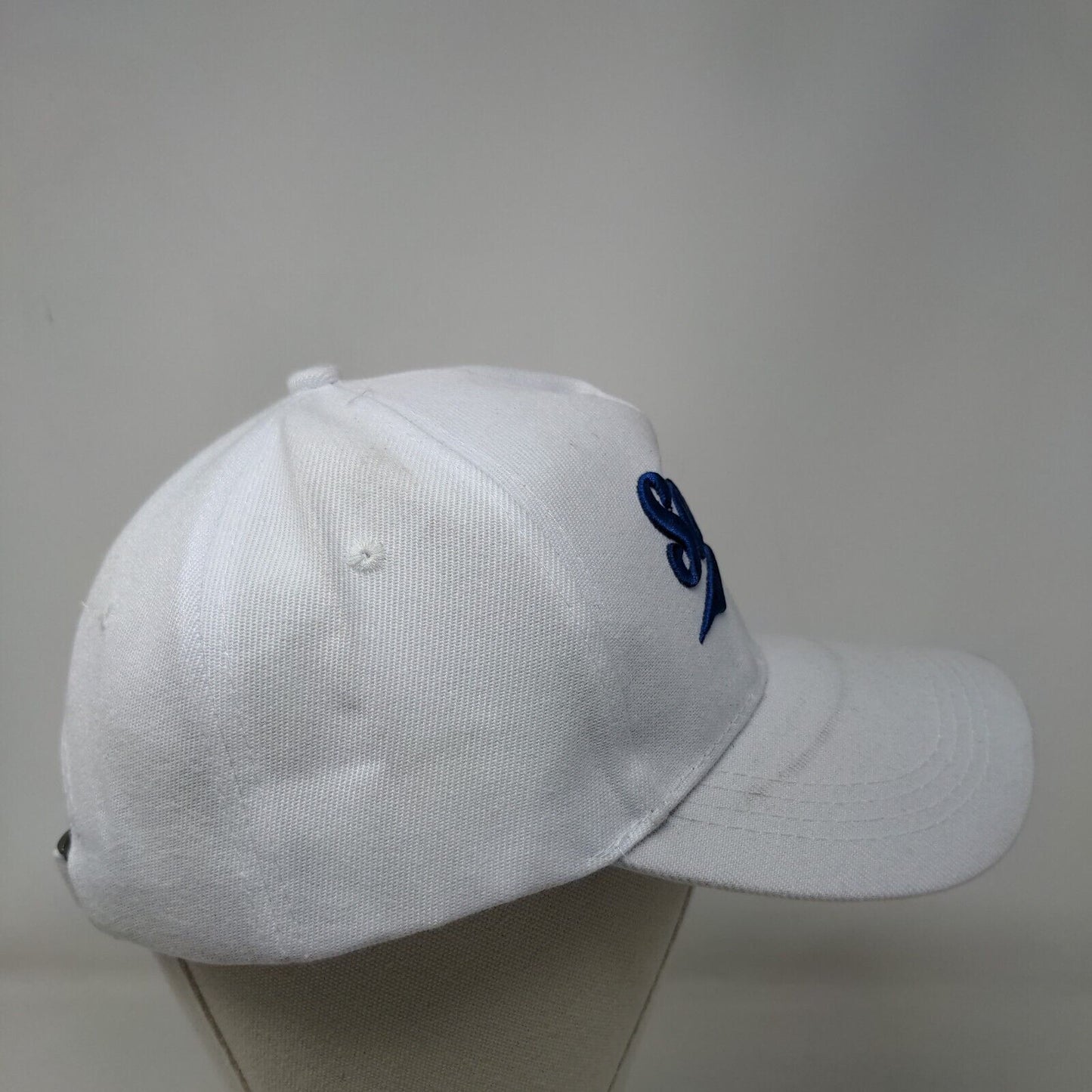 Seaspice Resort Wear Slideback Hat White One Size Embroidered 6 Panel