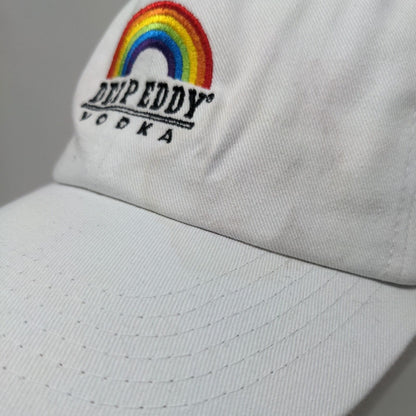 Deep Eddy Vodka Pride Rainbow Slideback Hat White One Size Embroidered