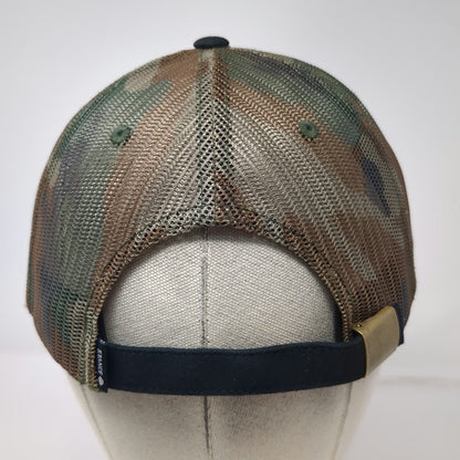 Stance Trucker Hat Green Black One Size Camo Mesh Stitched S Logo Different
