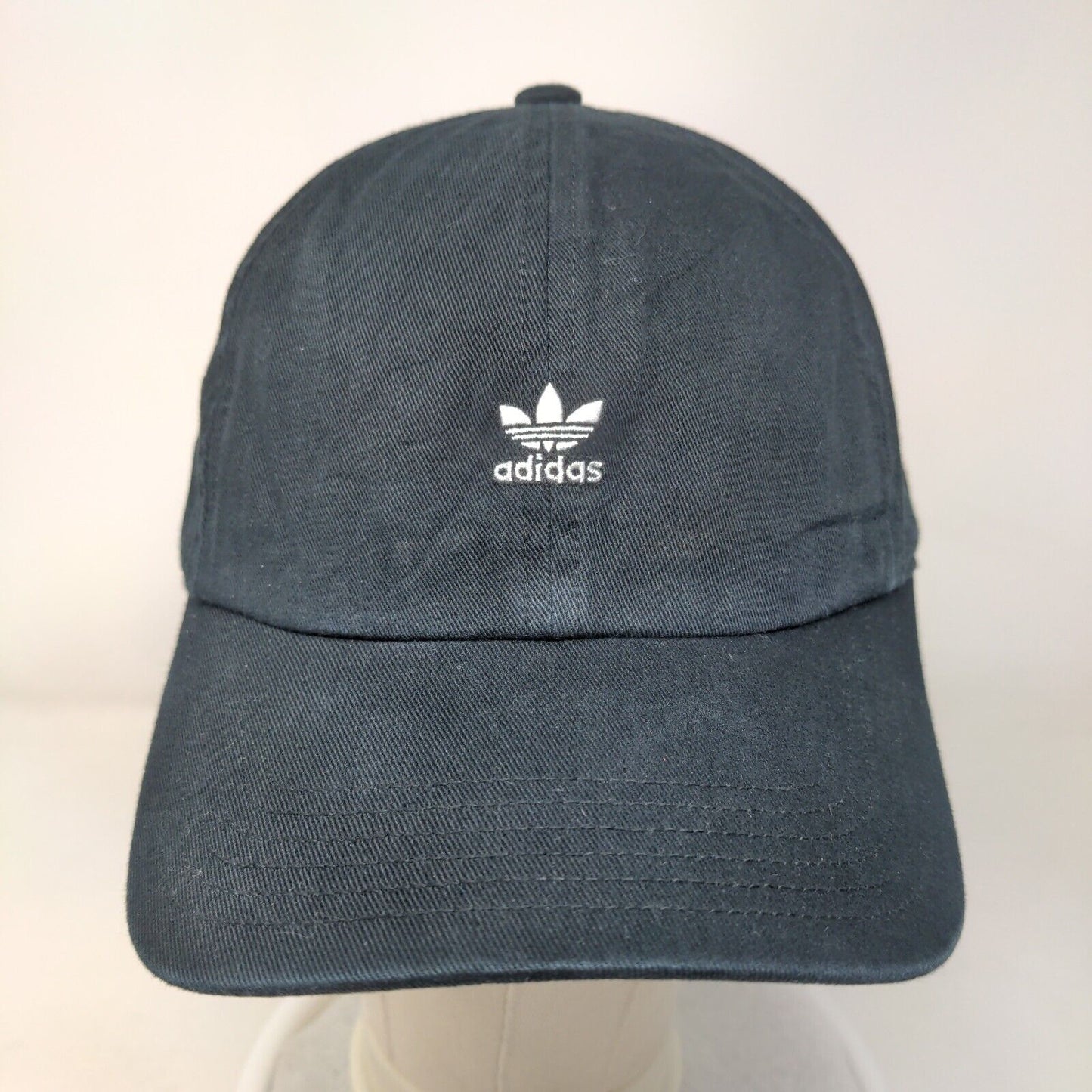 Adidas Trefoil Logo Slideback Hat Black OSFA Embroidered Adjustable