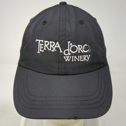 Ouray Terra d'Oro Winery Black Baseball Cap One Size Embroidered Adjustable Hat