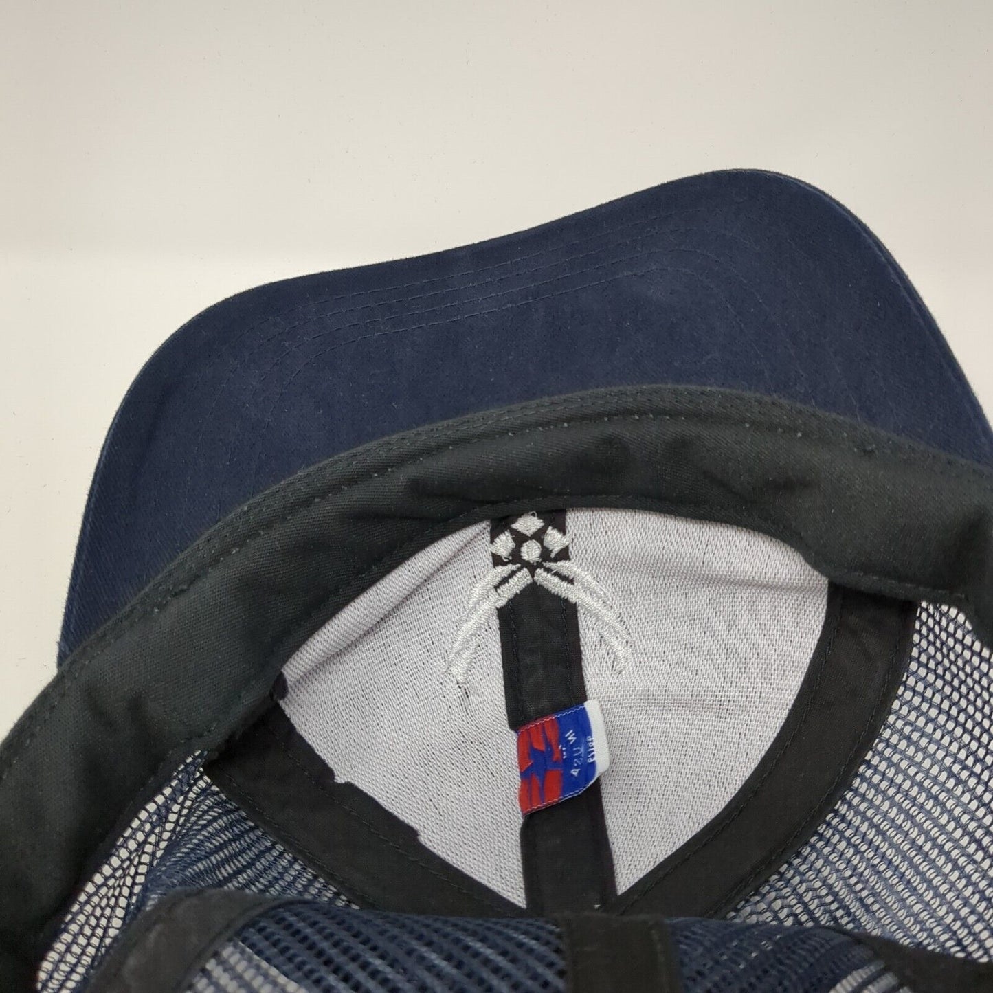 US Air Force Strapback Trucker Hat Blue OS Adjustable Embroidered Mesh Back