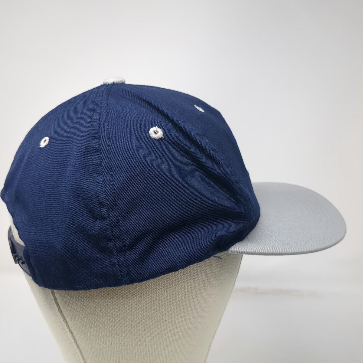 AIRE Inflatable Rafting Logo Blue Gray Snapback Hat One Size Green Underbrim