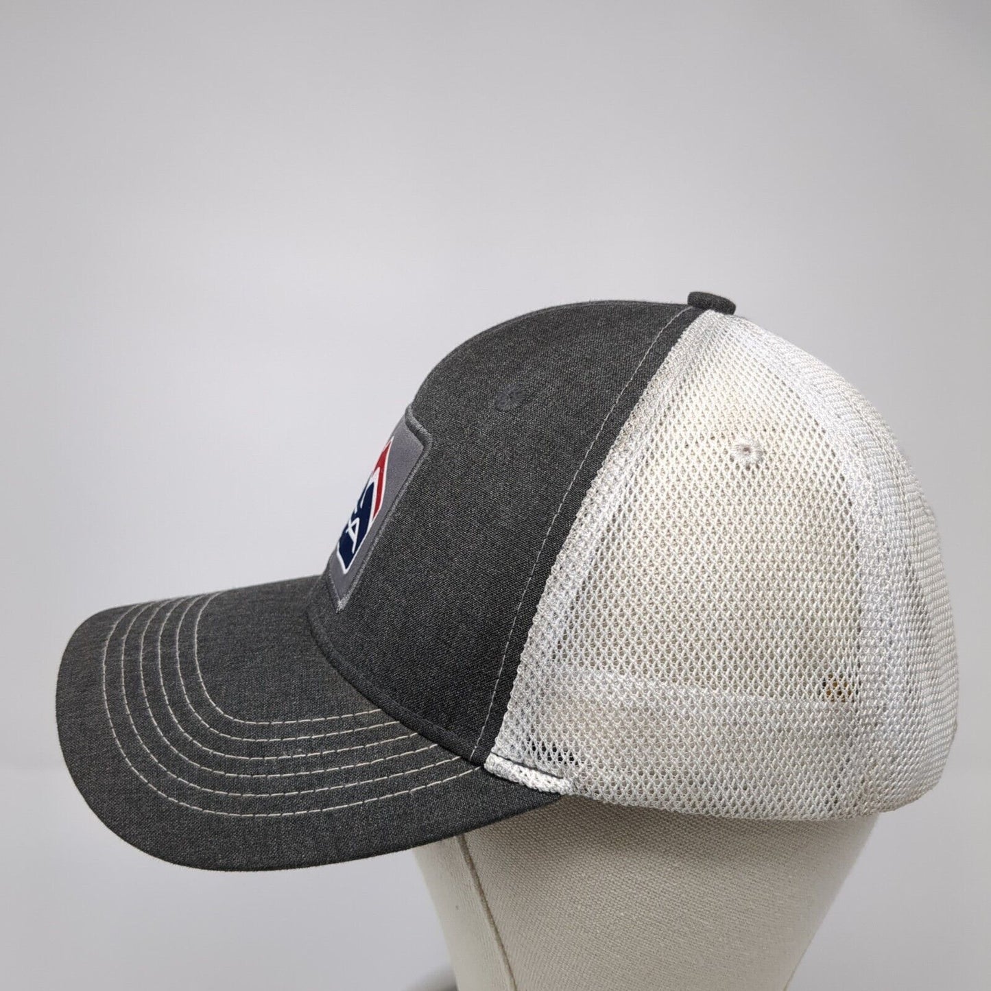 IFA Snapback Mesh Back Trucker Hat Gray One Size Adjustable Colorblock