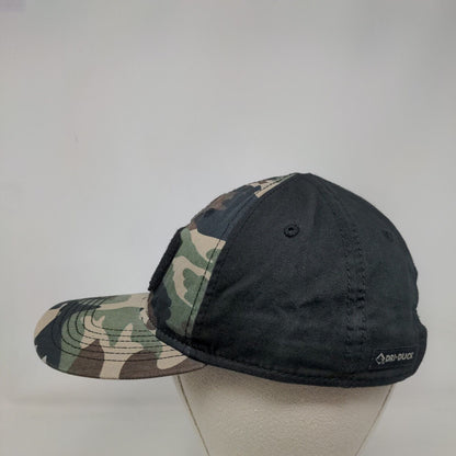 Dri-Duck Breakfast Station Strapback Hat Camouflage One Size 6 Panel Cotton