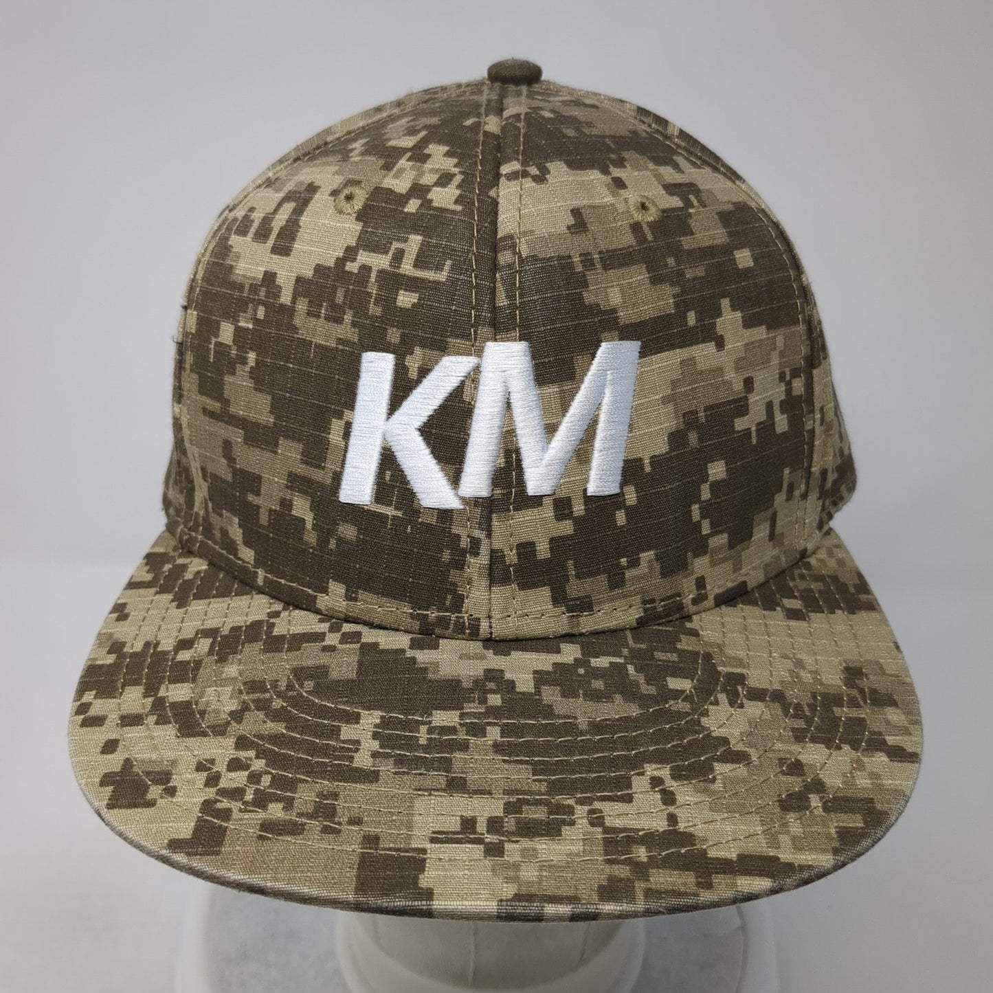 KM Kelly Moore Paints Snapback Hat Multicolor One Size Adjustable Platinum