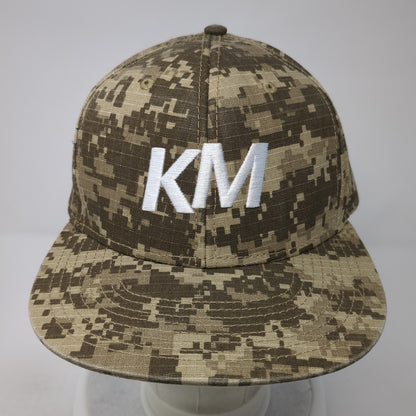 KM Kelly Moore Paints Snapback Hat Multicolor One Size Adjustable Platinum