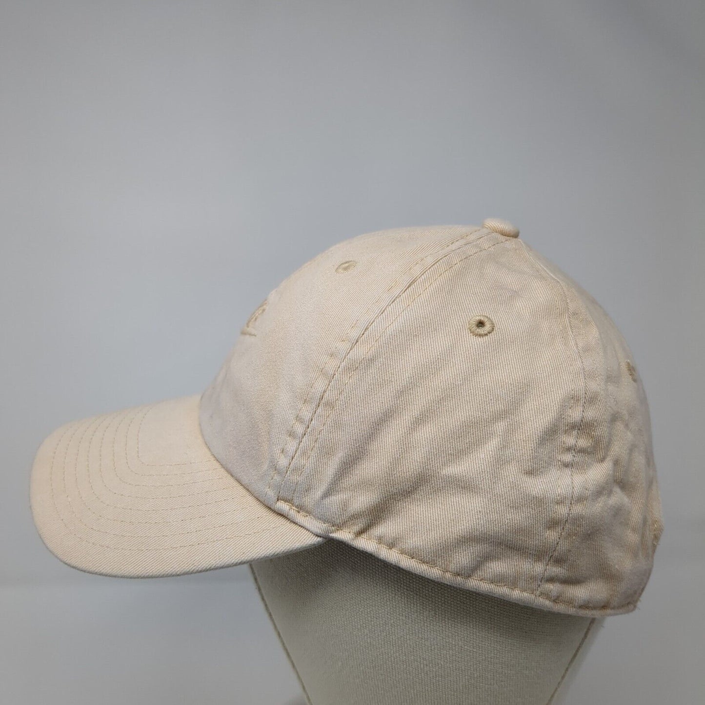 Nike Slideback Hat Tan One Size Adjustable Embroidered Heritage86 Swoosh Cotton