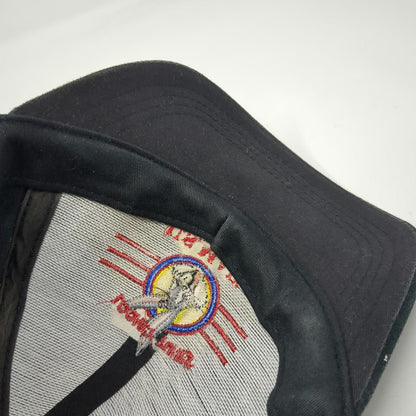 Looney Tunes Snapback Black Hat One Size Bugs Bunny US Mail Stamp Collection