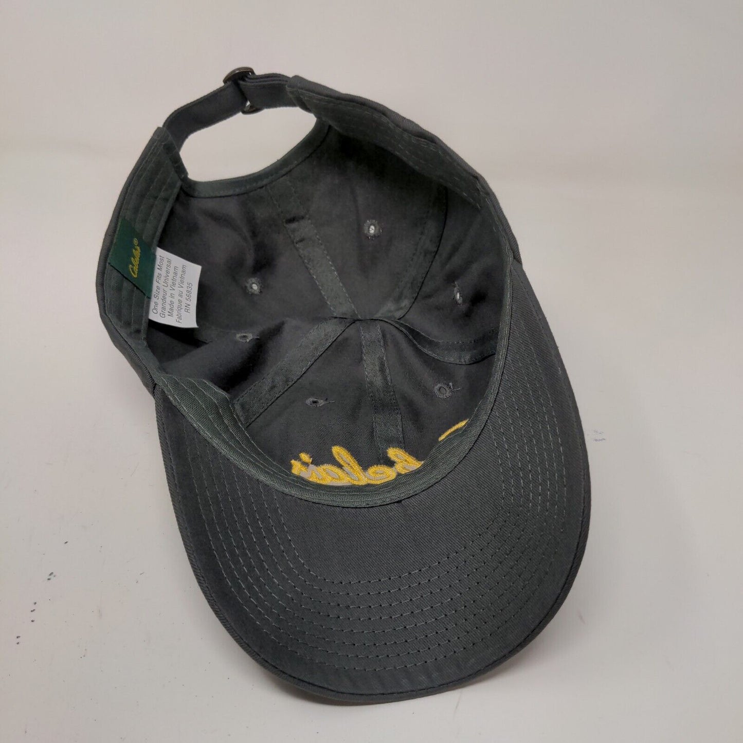 Cabela's Club Men's Slideback Hat Gray OSFM Embroidered Logo