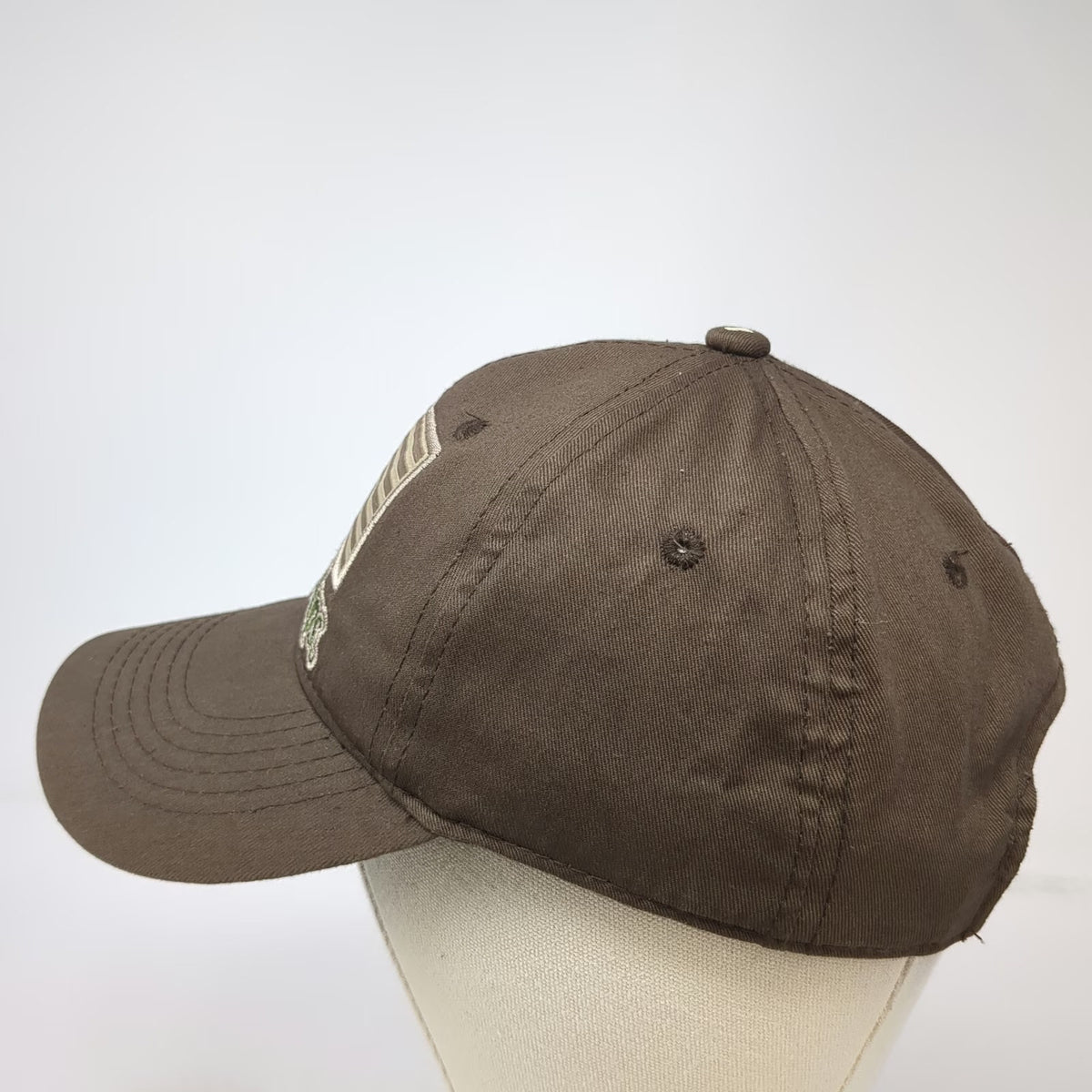 Bass Pro Shops Snapback Brown One Size Embroidered American Flag Logo Hat