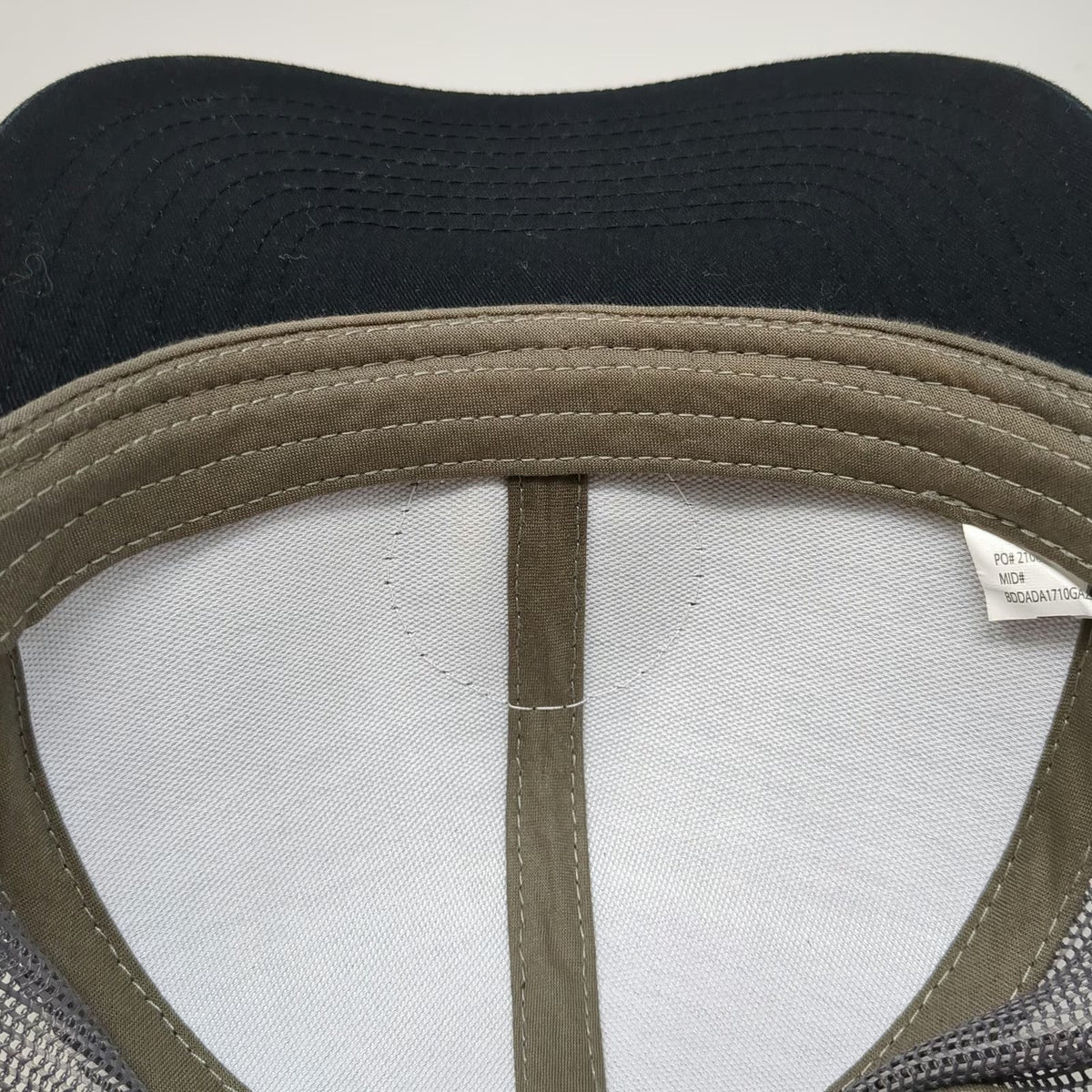 Pacific Headwear Trucker Hat Black Gray Orange One Size Mountain Brace Systems