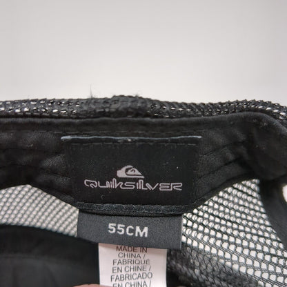 Boardriding Co Snapback Mesh Back Trucker Hat Black 55cm Quiksilver