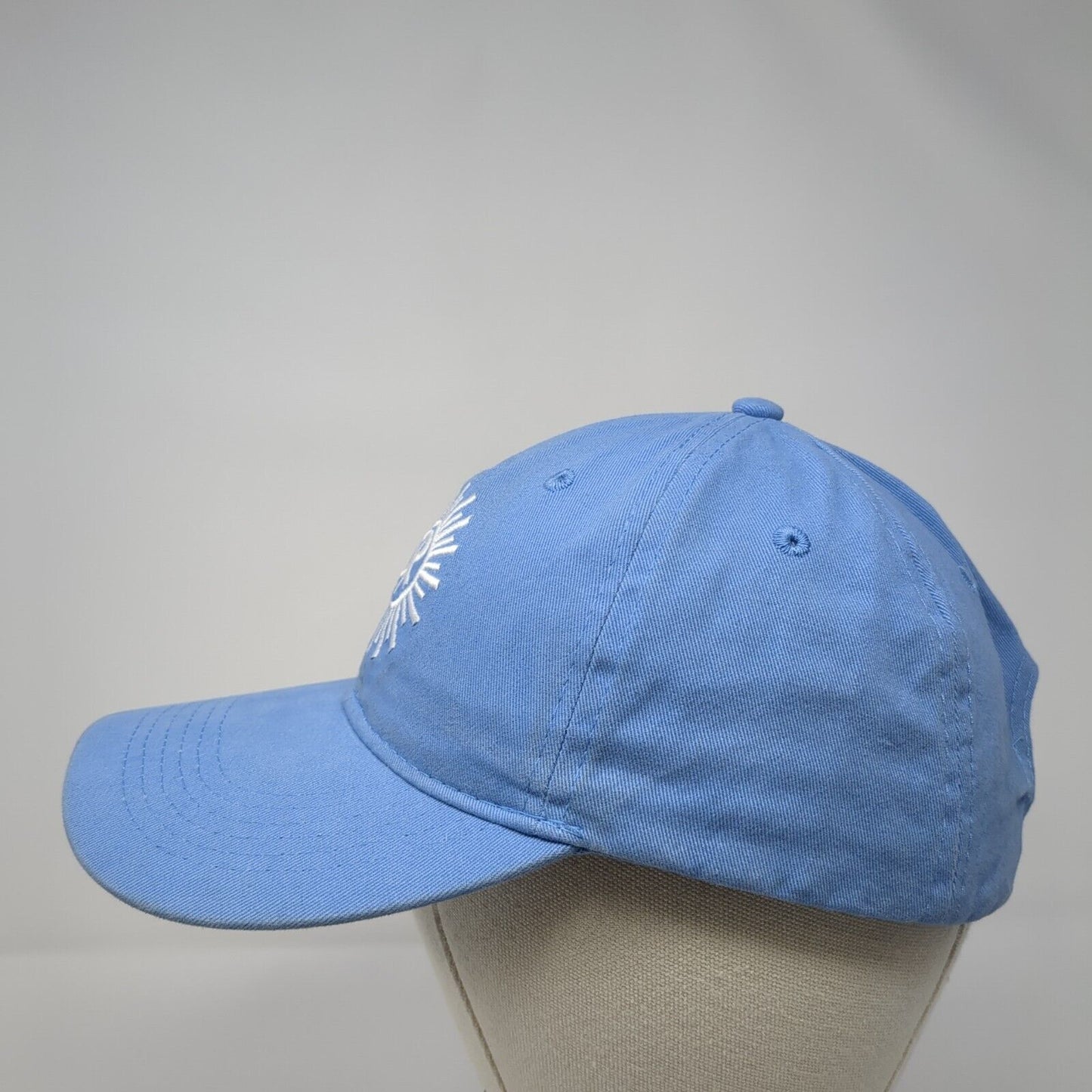 Port & Company Slideback Hat Blue One Size Adjustable Embroidered Logo