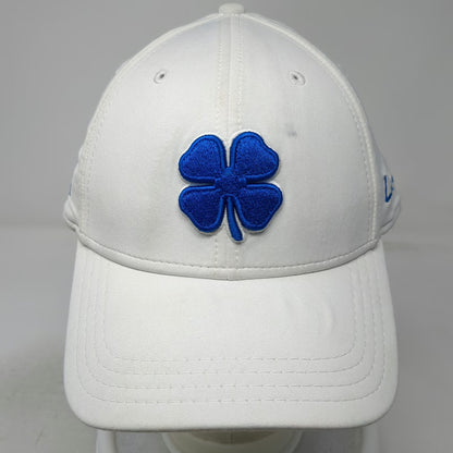 Black Clover Baseball Cap White XL Blue Bailey Creek Live Lucky Stretch Fit Hat